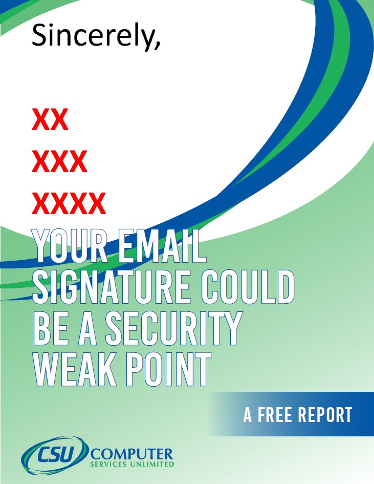 Email Signature Weakness Guide